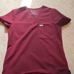 Figs Deep Wine Scrub Set scrubs